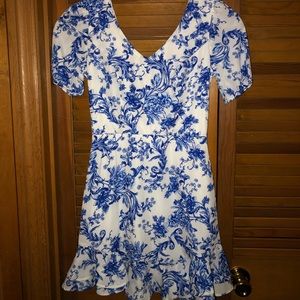 Blue Floral Dress
